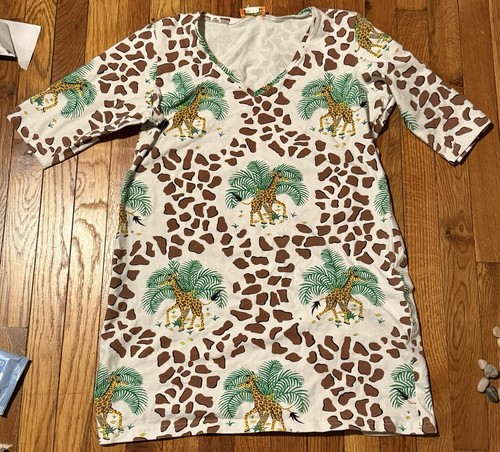 Govango giraffe print tunic - print,